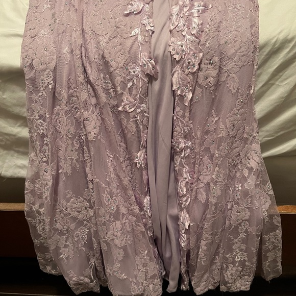 Lavender Prom Dress - Picture 3 of 7